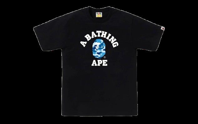 ABC CAMO COLLEGE TEE(BLACK / WHITE)3